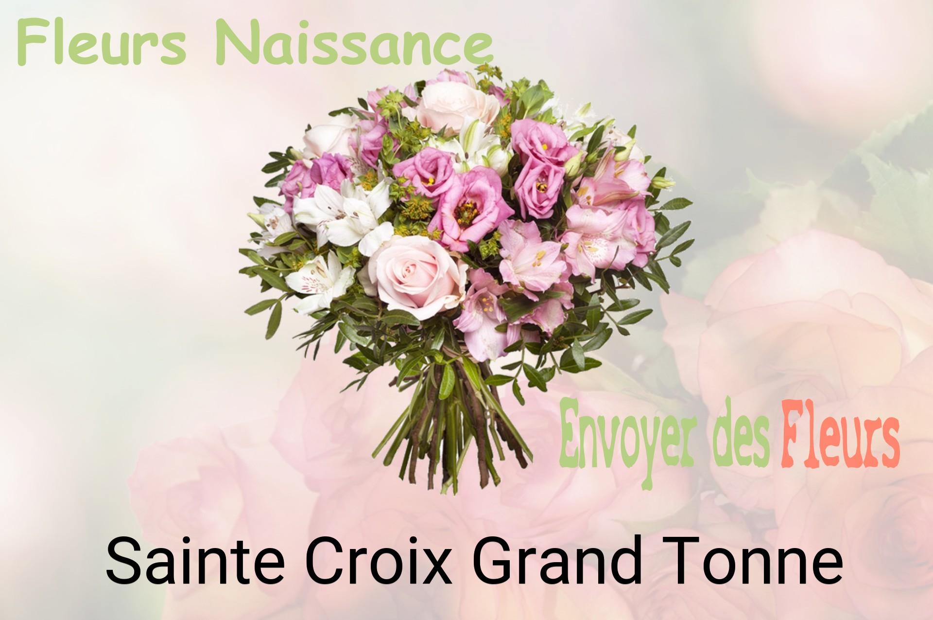 Bouquet de fleurs de naissance livré à Sainte-Croix-Grand-Tonne