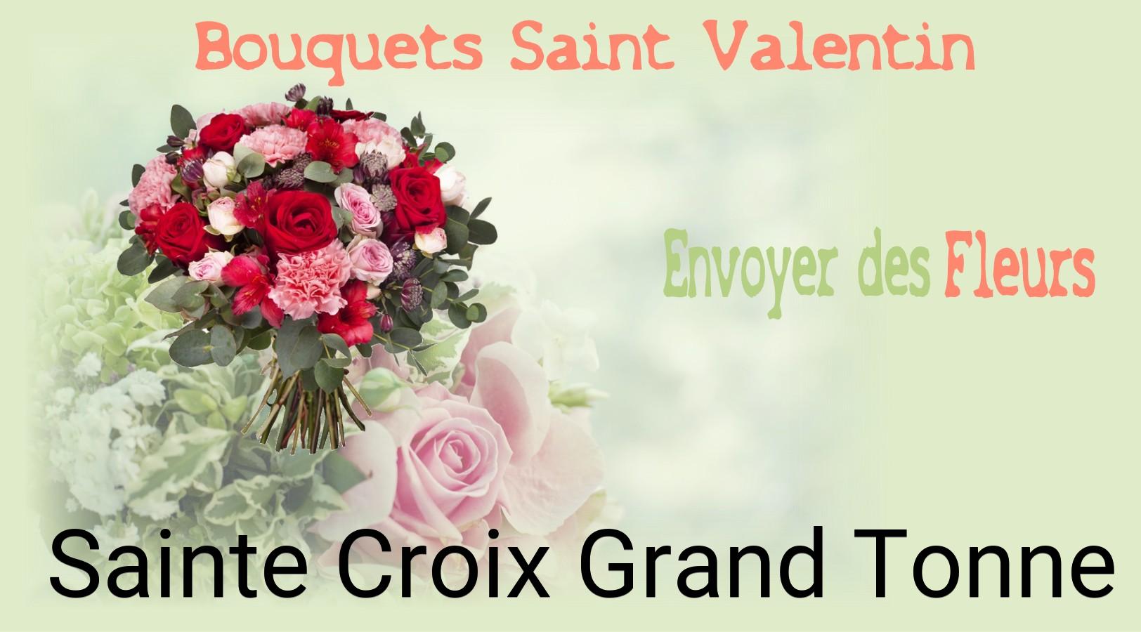 Roses de Saint-Valentin livrées à Sainte-Croix-Grand-Tonne